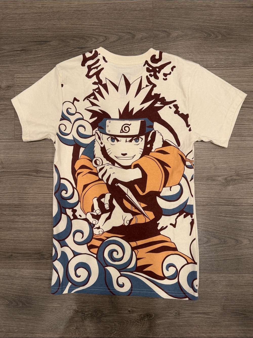 Embroidered Naruto Logo Tee Women’s Size Small